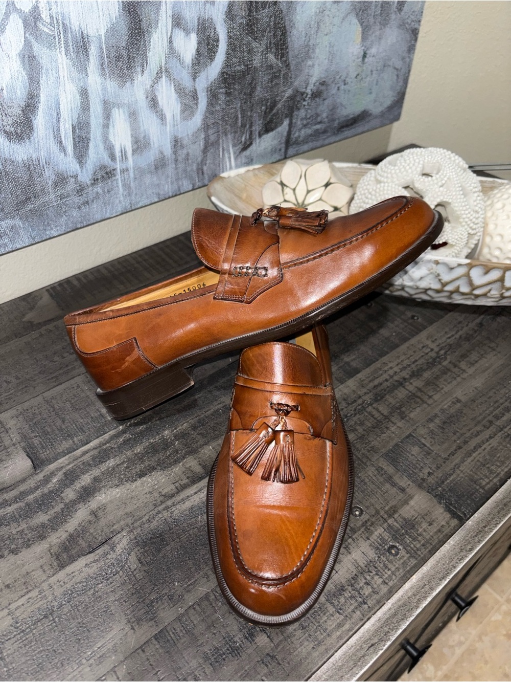 Johnston & Murphy Stratton Tassel Loafers MENS SZ 8.5 - Picture 11 of 14